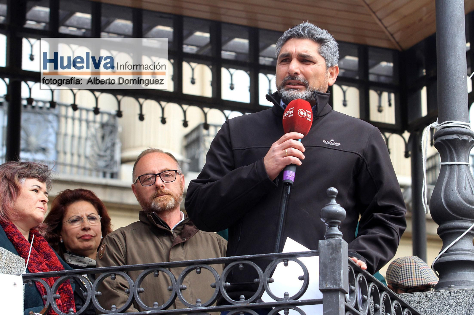 Imágenes de la manifestación contra la derogación de la prisión permanente revisable celebrada en Huelva