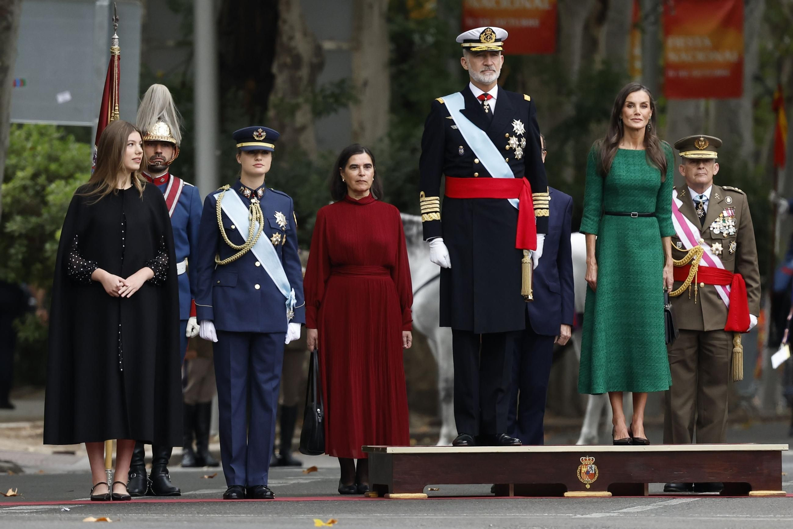 Los reyes presiden el desfile del día de la Fiesta Nacional