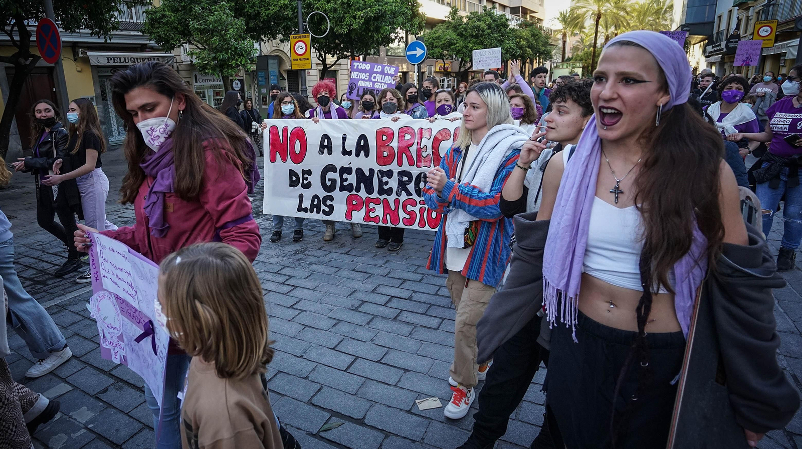 Así se vivió el 8M en Jerez