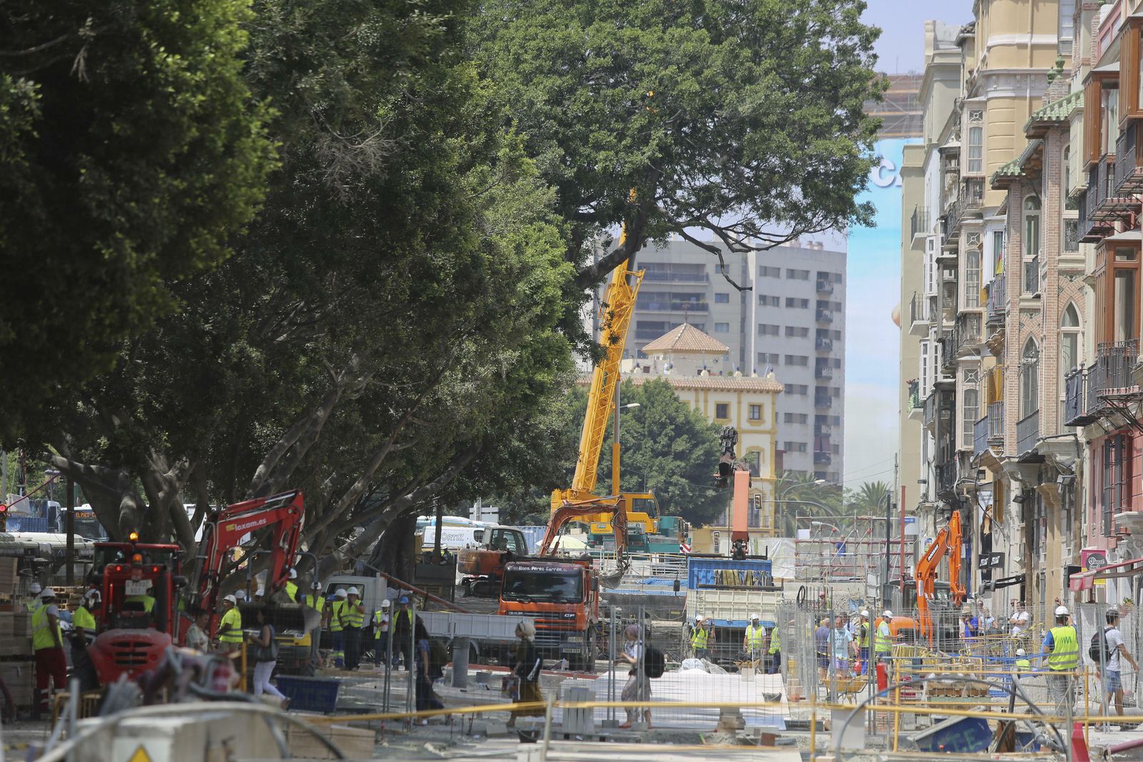 Las fotos de la reurbanización de la Alameda de Málaga