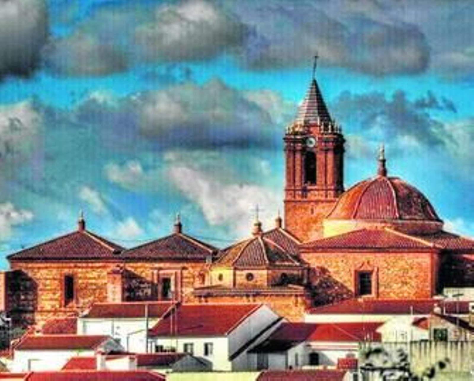 Tormenta sobre la Iglesia Santa María de Gracia