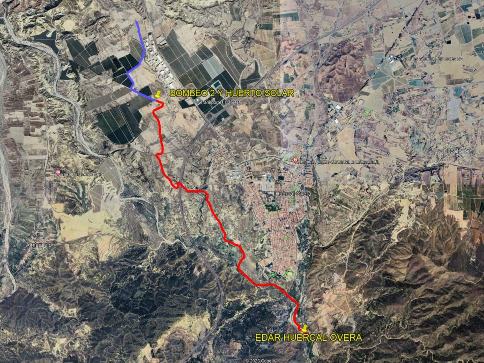 Plano de las actuaciones.