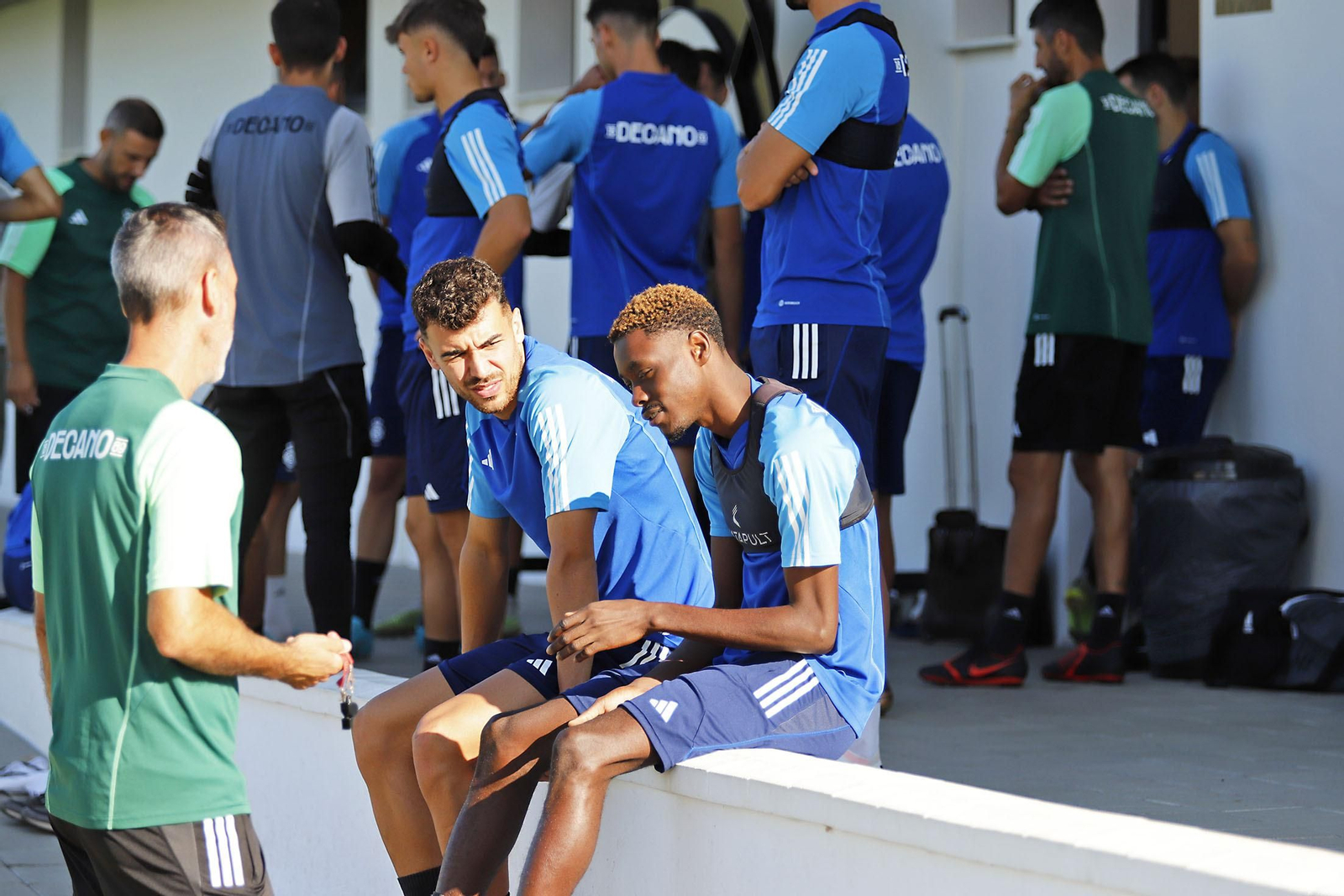 Imágenes del entrenamiento del Recreativo de Huelva