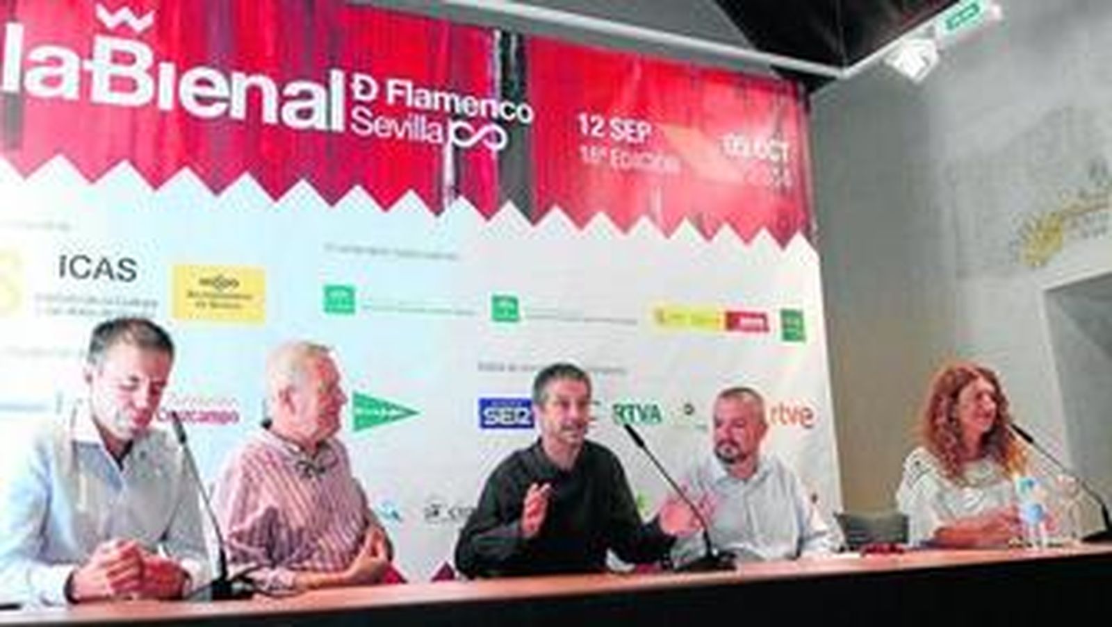 Intervención de Ventura Rico (0BS) en la presentación de 'Flamenco Sacro'.