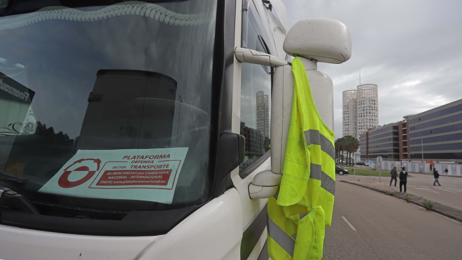 Fotos de la marcha de camiones en el Campo de Gibraltar