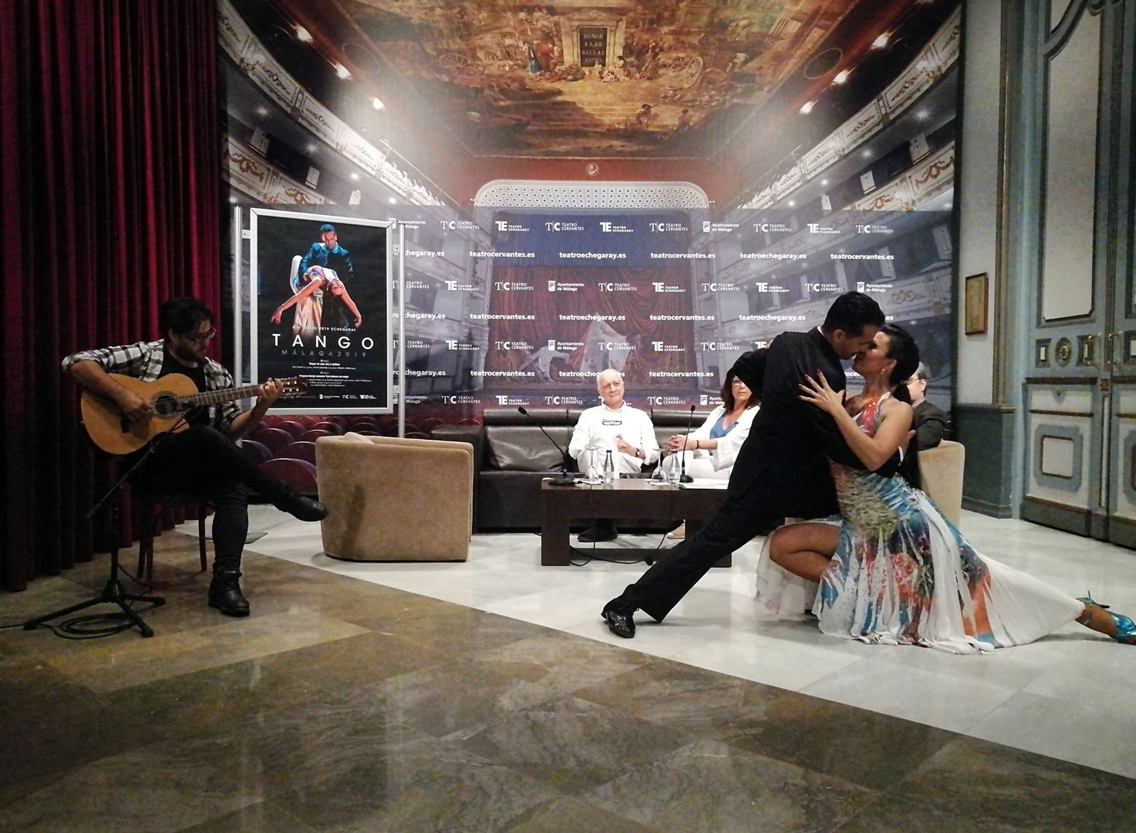 Presentación de la nueva edición de 'Tango Málaga', este martes.