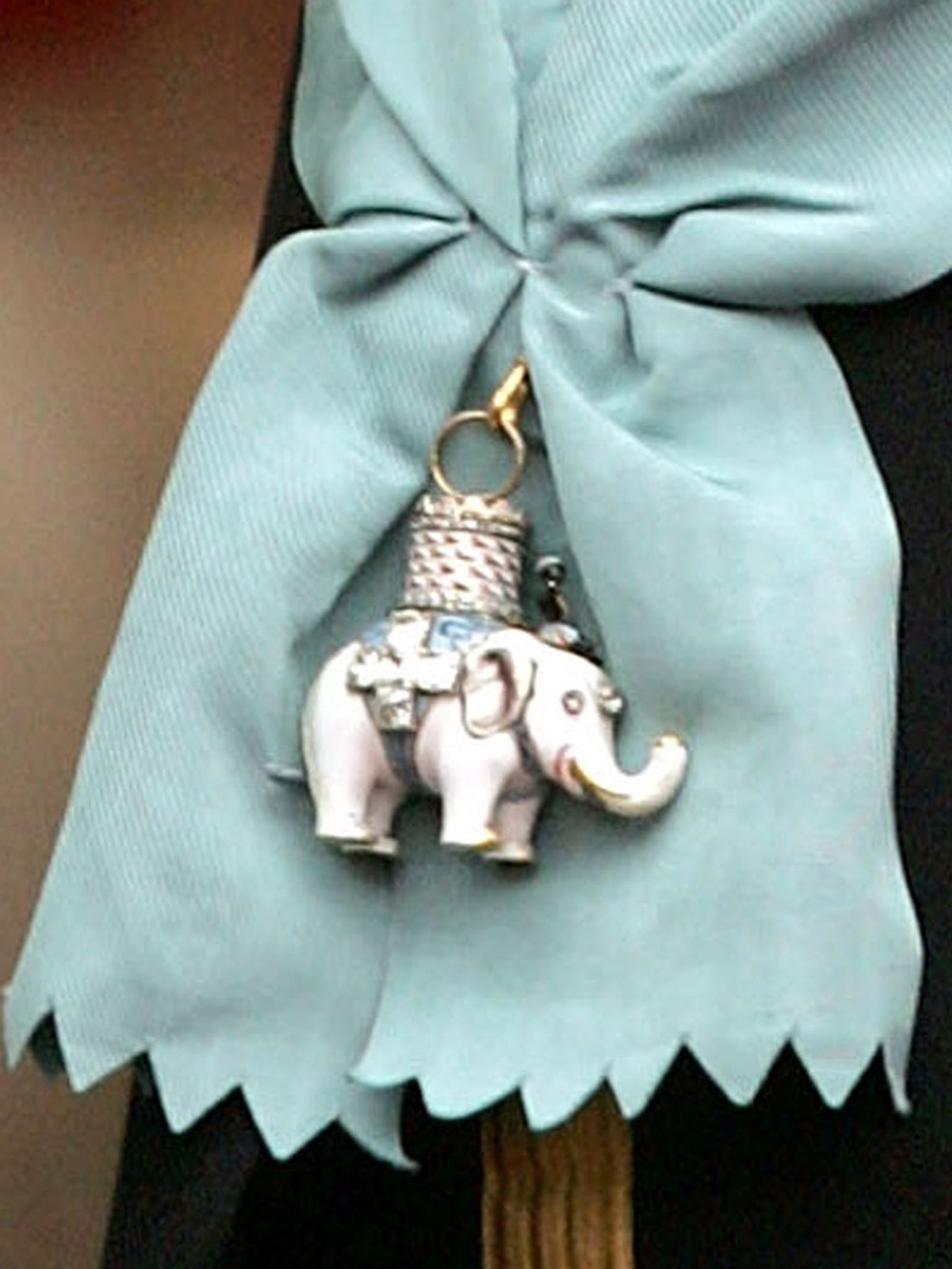 La insignia de la Orden del  Elefante, máxima condecoración danesa