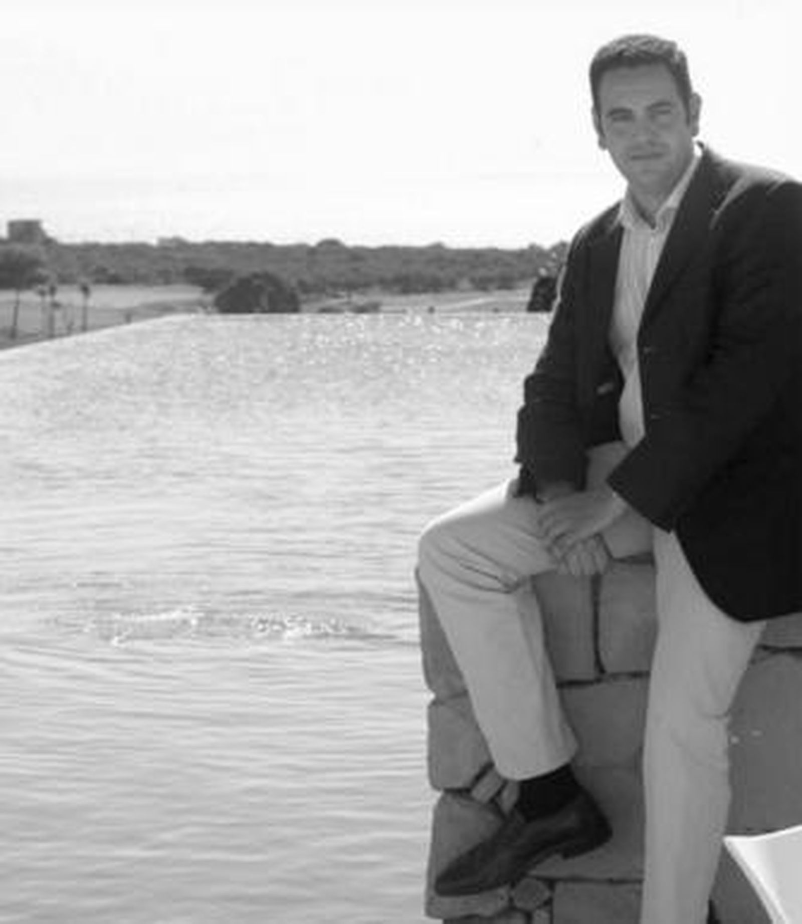 Juan Ignacio Jiménez-Casquet, en la Casa Club que ha construido Alcaidesa recientemente.