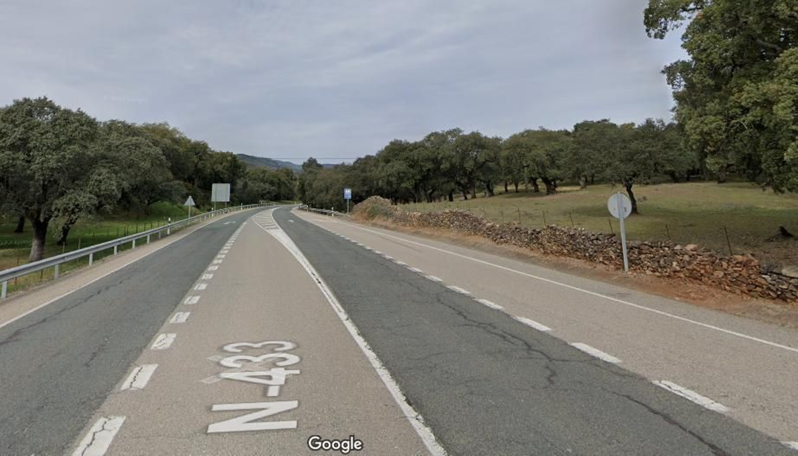 La zona en la que se ha producido el accidente.