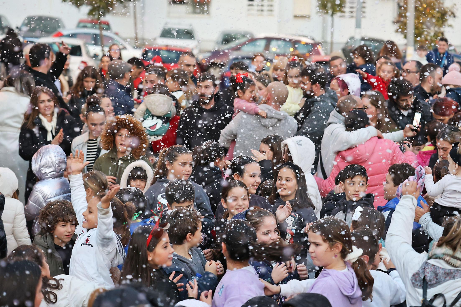 Imágenes de la última nevada de la Navidad en Huelva