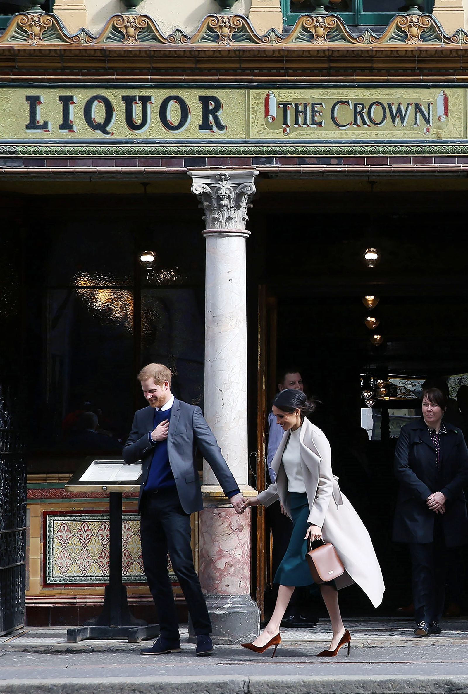 La pareja, en su visita oficial a Irlanda del Norte en marzo.