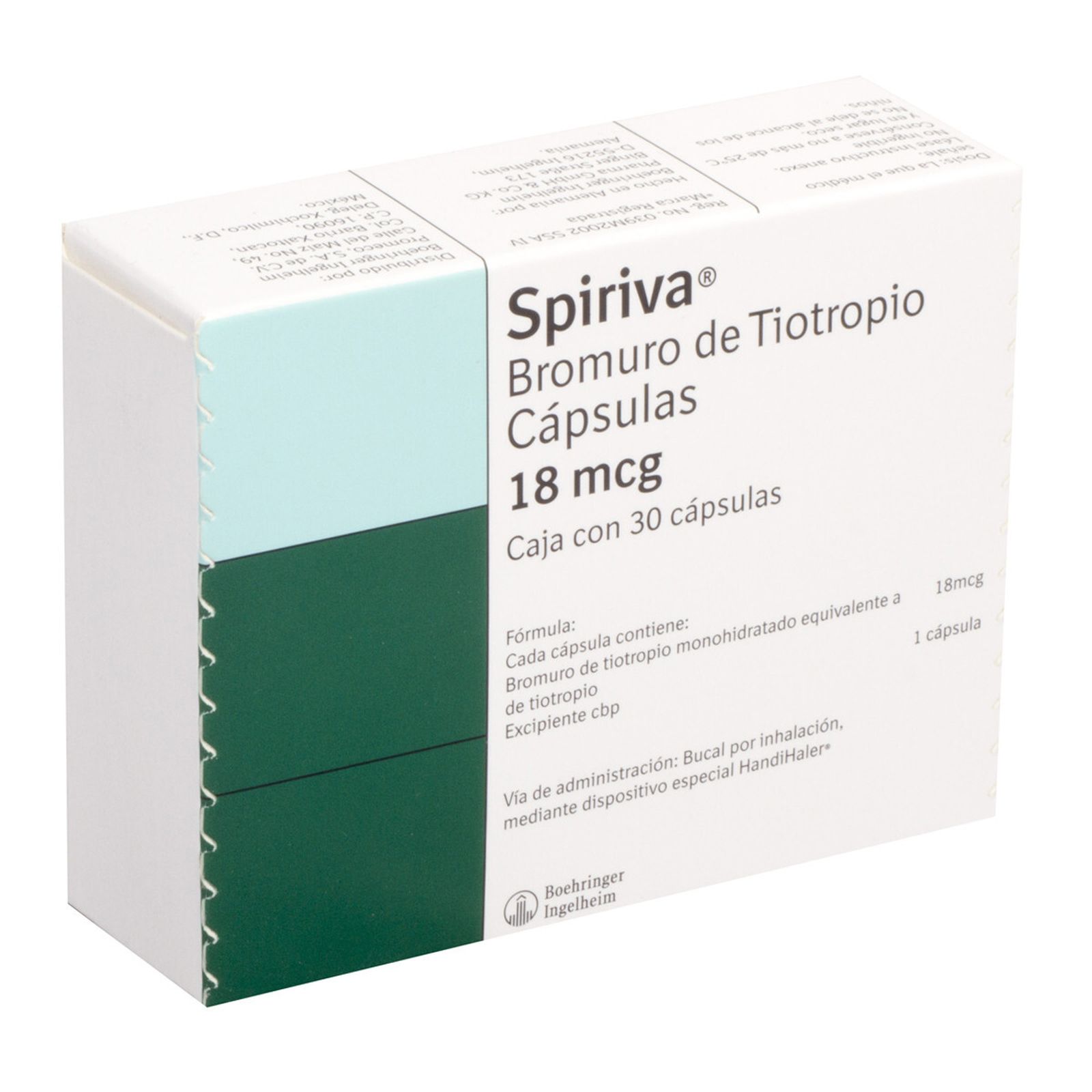 El bromuro de tiotropio, en uno de los formatos comercializados