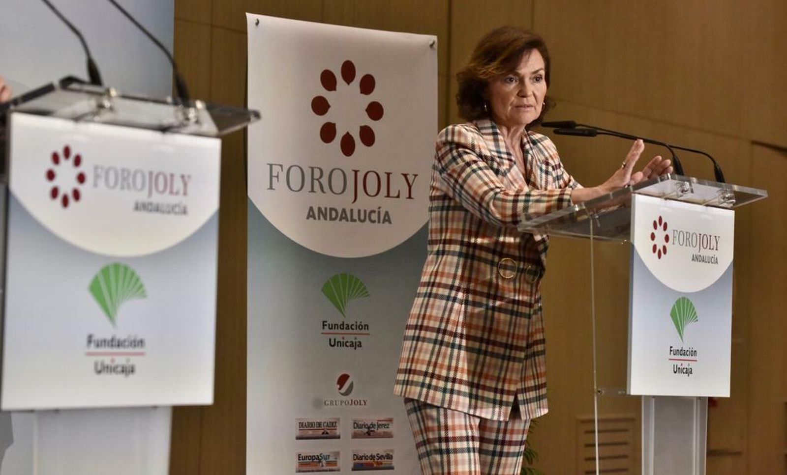 Carmen Calvo, vicepresidenta del Gobierno y ministra de Igualdad.