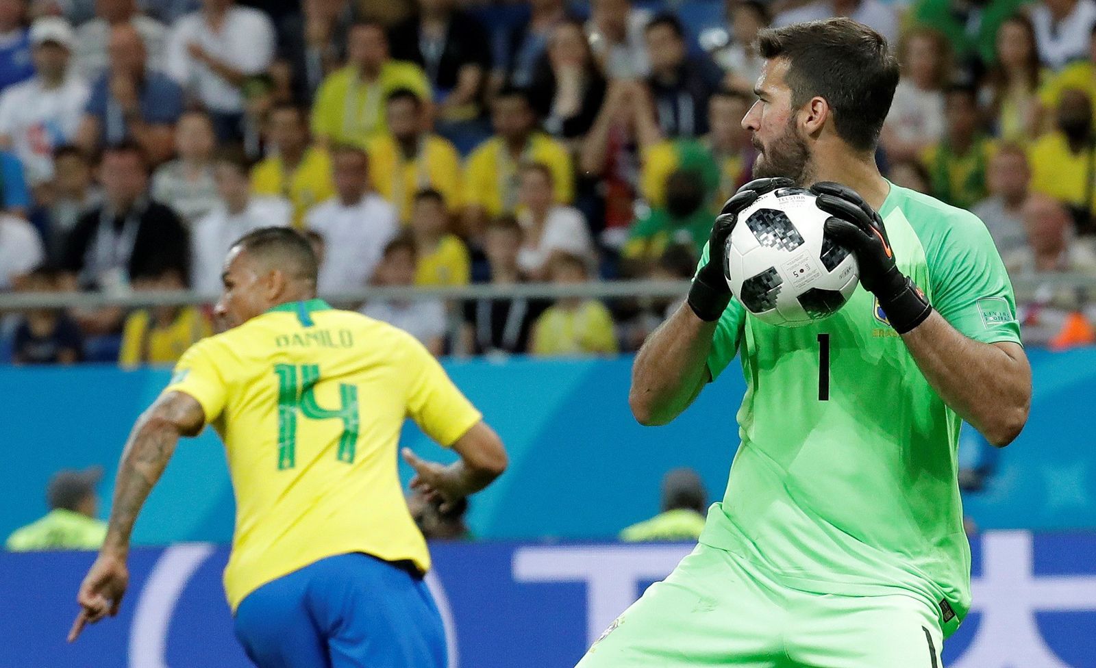 Las imágenes del Brasil-Suiza