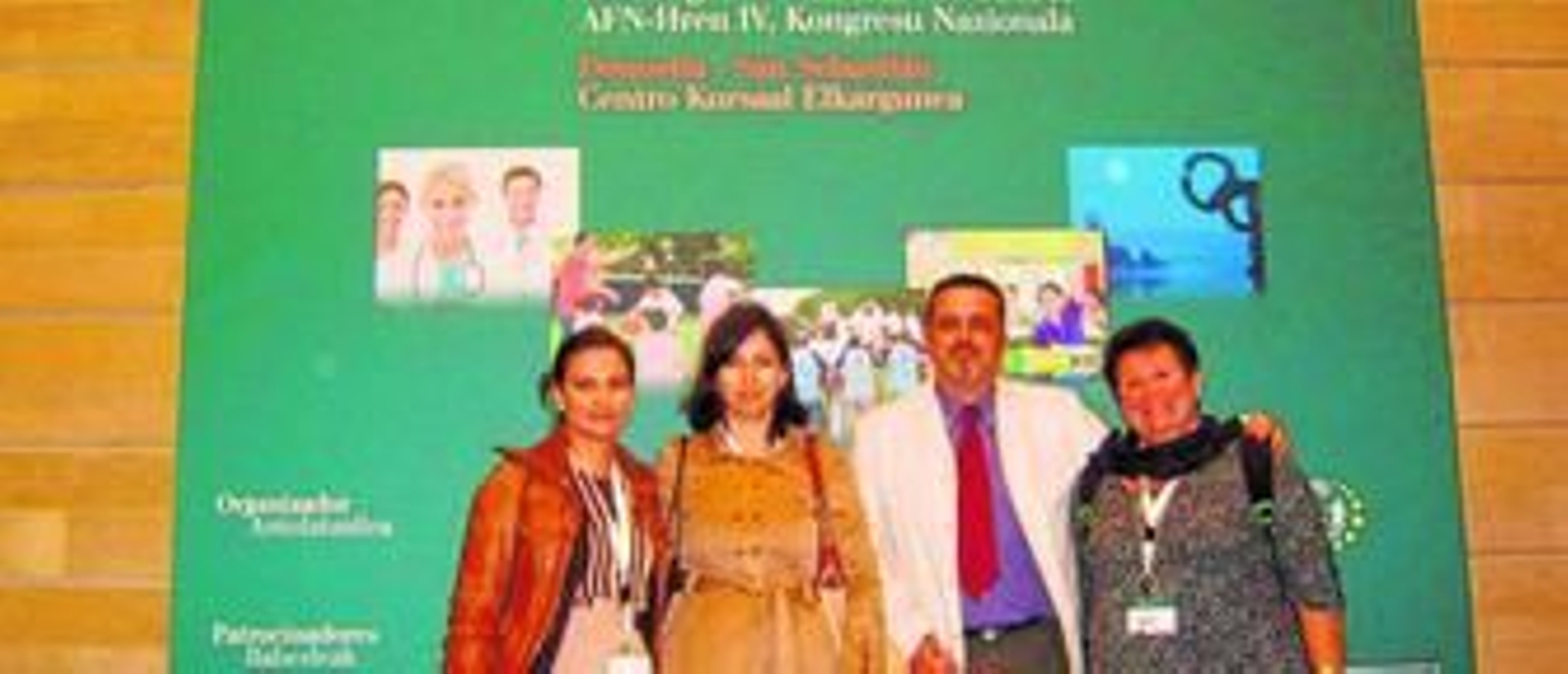 Miembros de la asociación condal, en el congreso de TDHA.