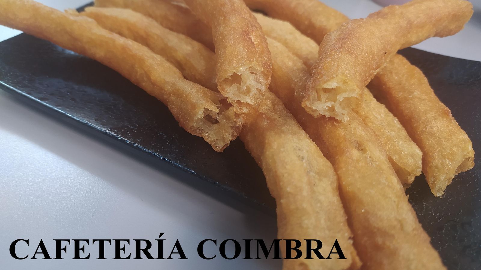 Churros en la Cafetería Coimbra