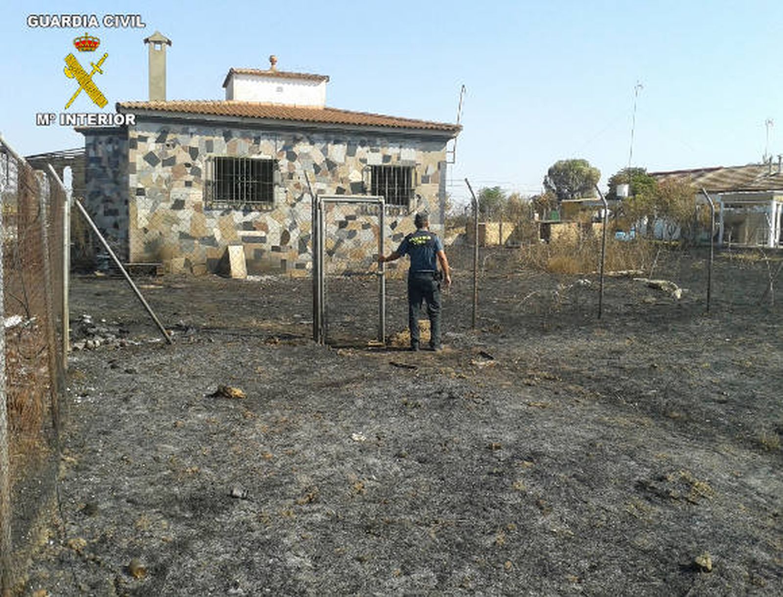 Imputado el dueño de una finca por provocar un incendio en Aznalcázar