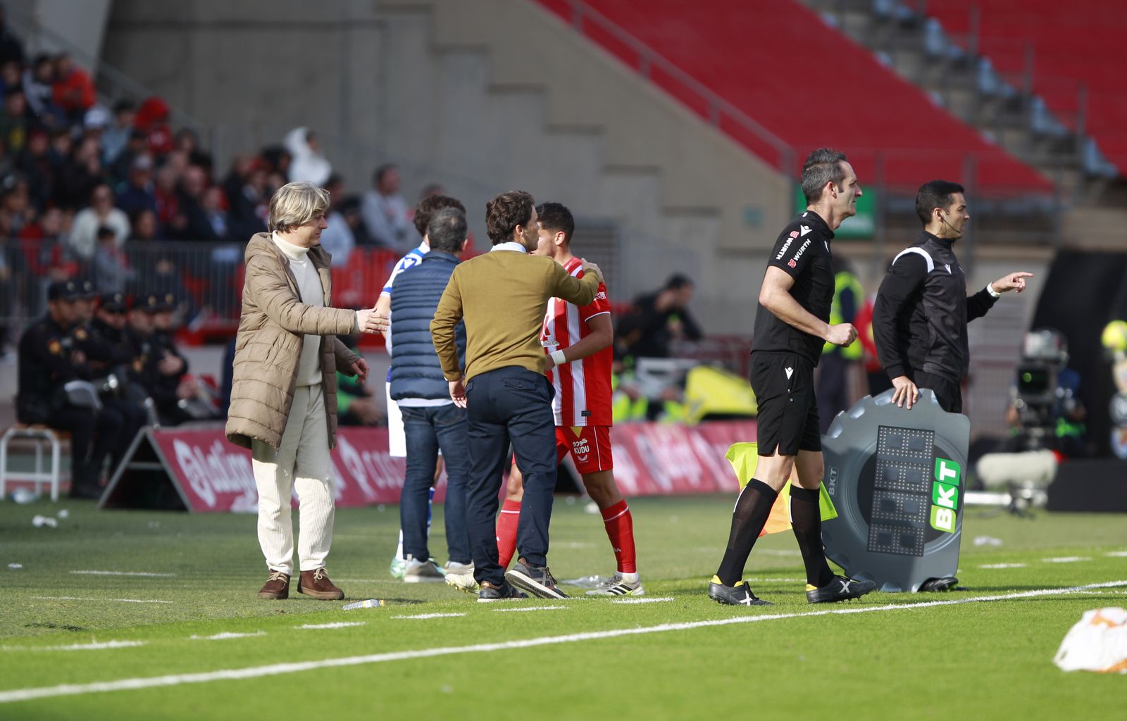 Imágenes del partido U.D. Almería-Real Sociedad