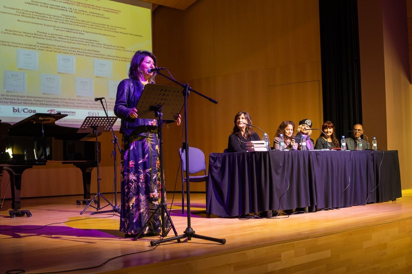 María Higuero, durante el acto de presentación.
