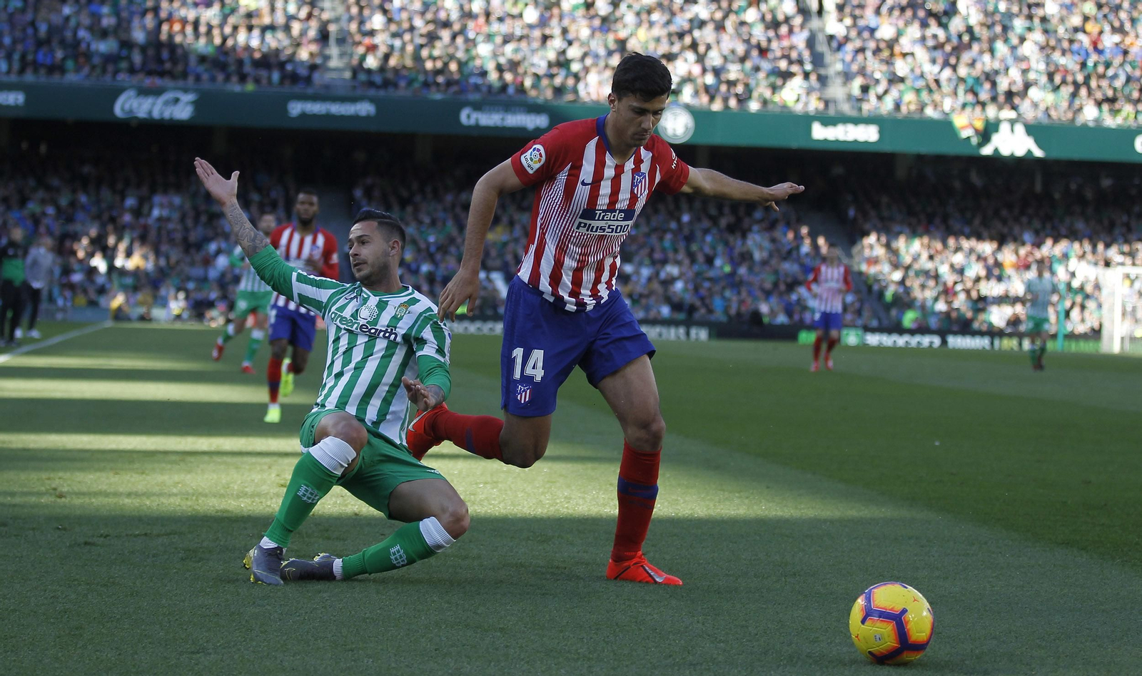 El Betis-Atlético de Madrid, en imágenes