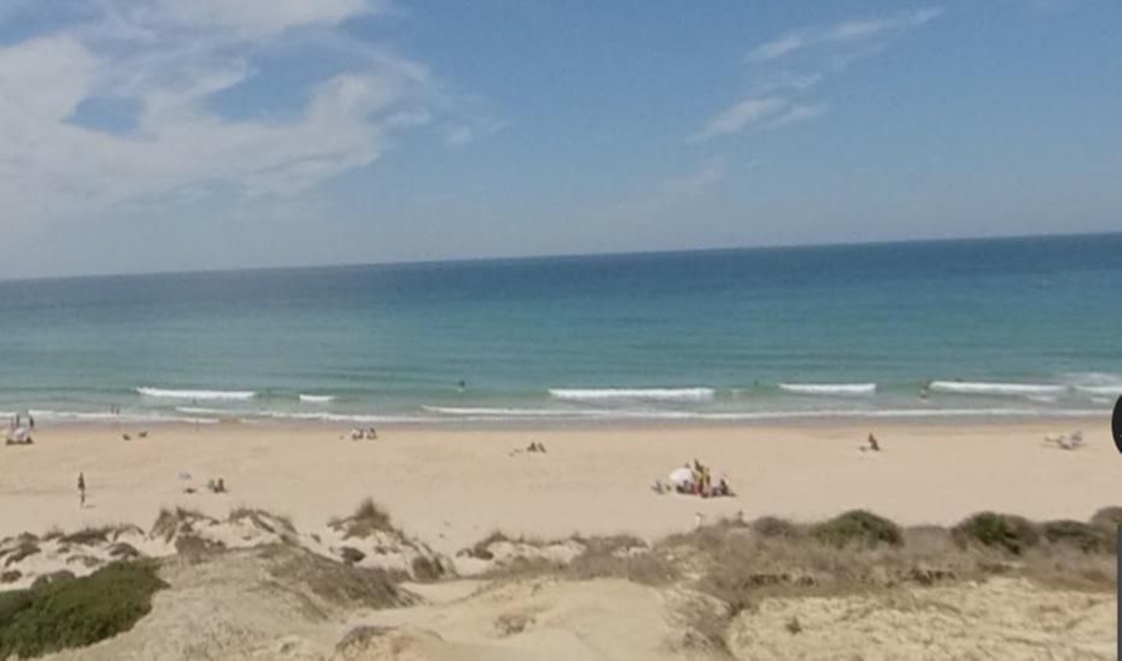 Playa de La Barrosa, en Chiclana