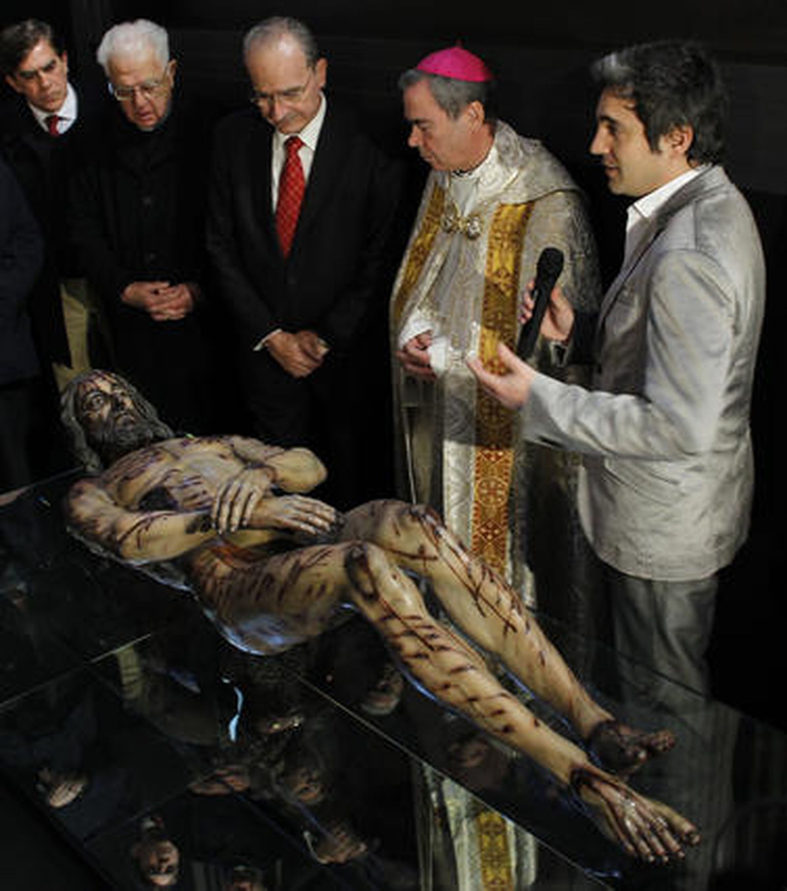 La exposición de la Sábana Santa podrá verse en la Catedral de Málaga hasta junio

Foto: Sergio Camacho