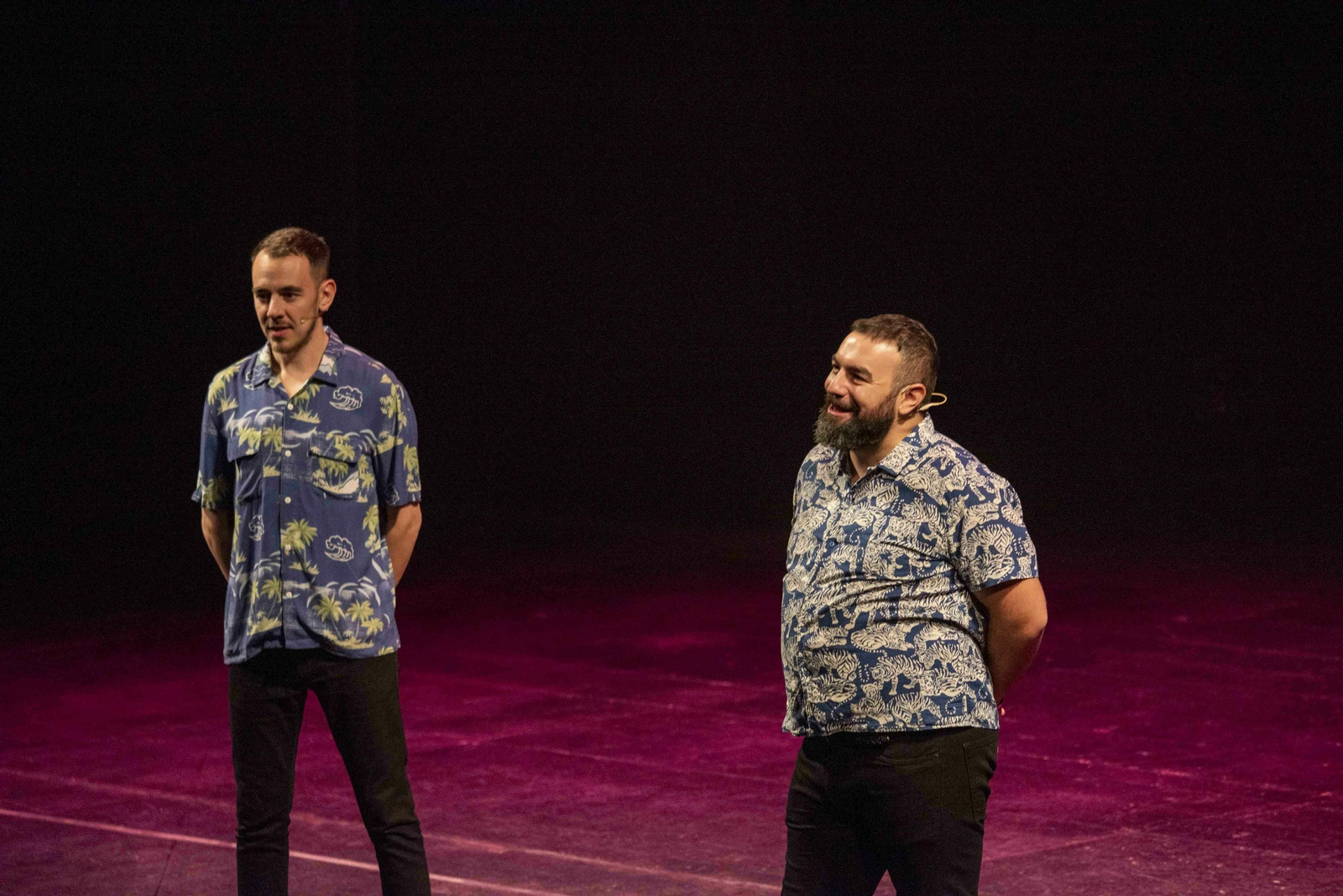 Pantomima Full durante su actuación el viernes en Almería.