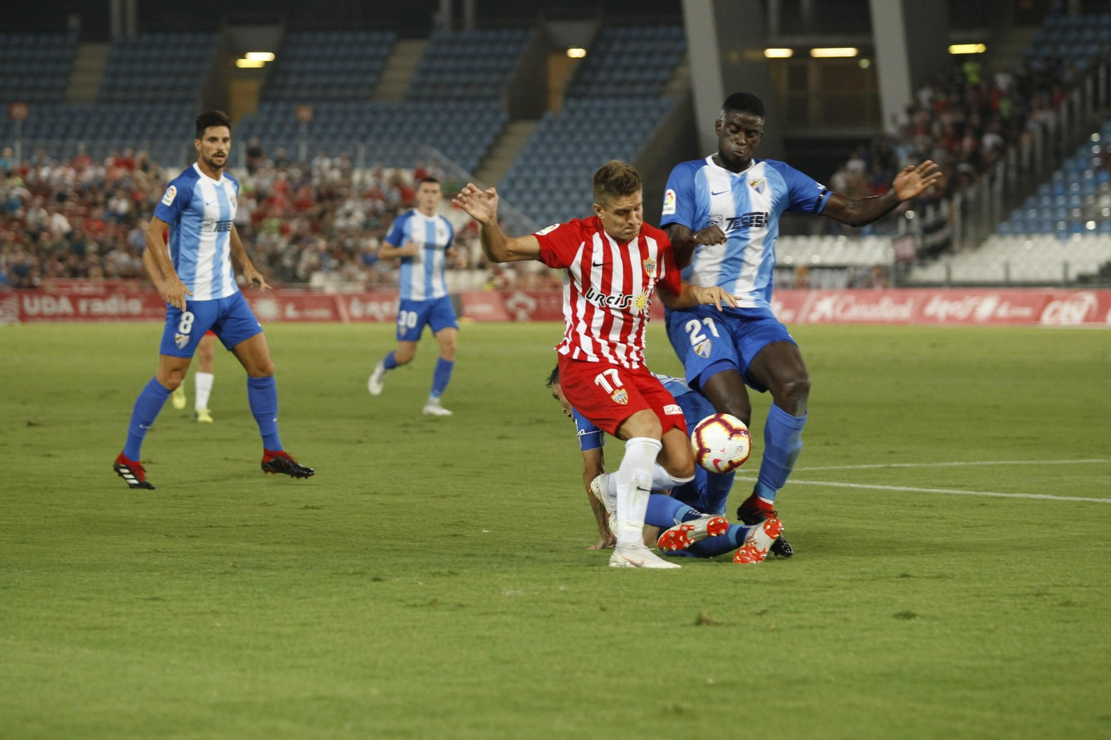 Alfred N’Diaye, en el Almería-Málaga de la jornada 3.