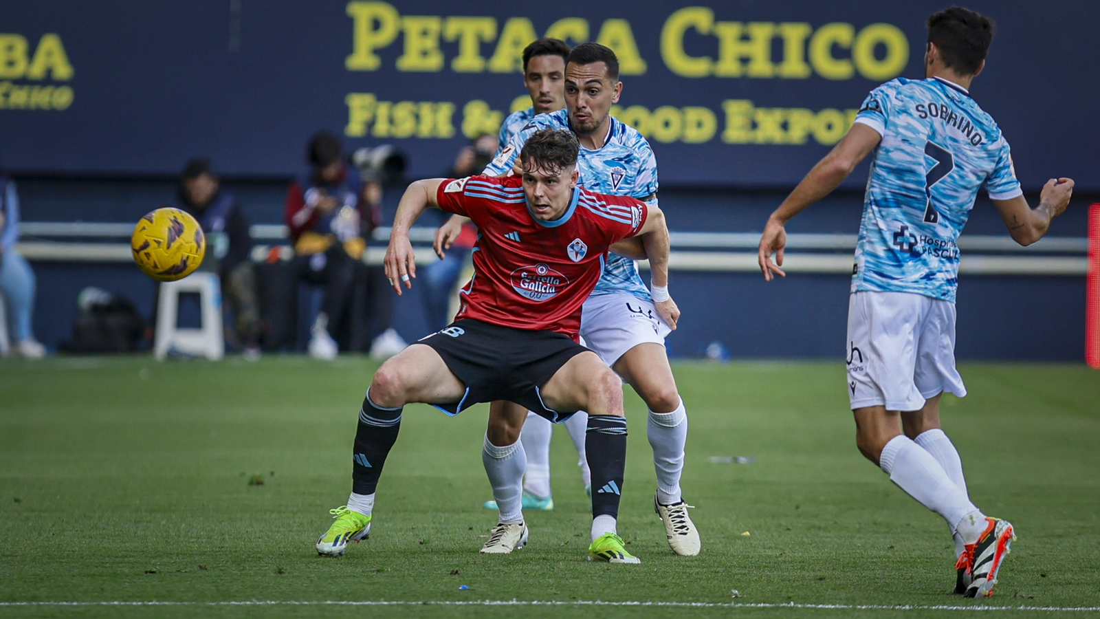 Partido de fútbol Cádiz CF - RC Celta.