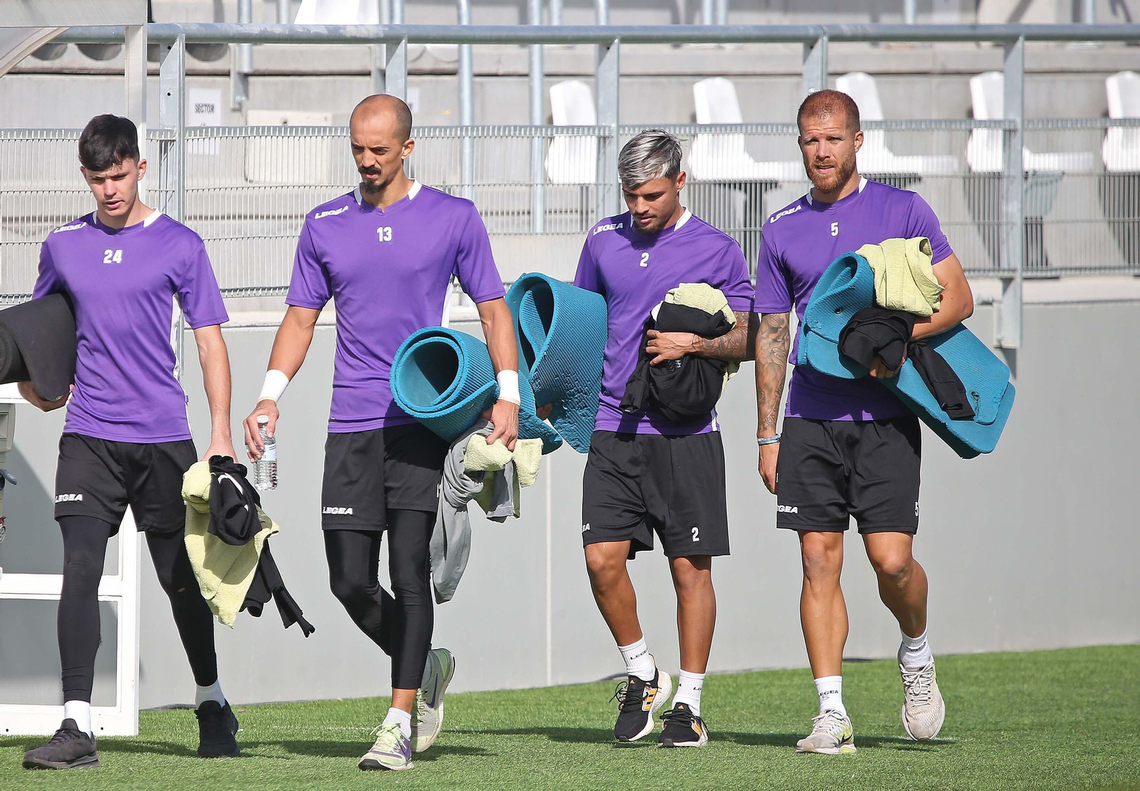 Fotos del entrenamiento de la Balona