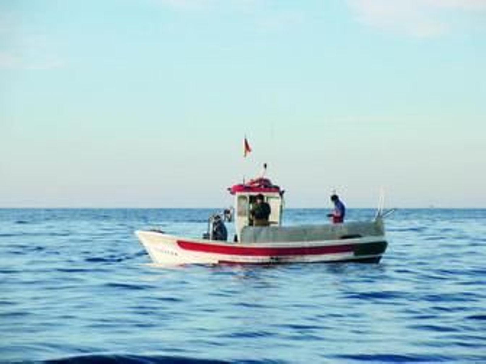 Uno de los barcos pesqueros que participó en el proyecto piloto.