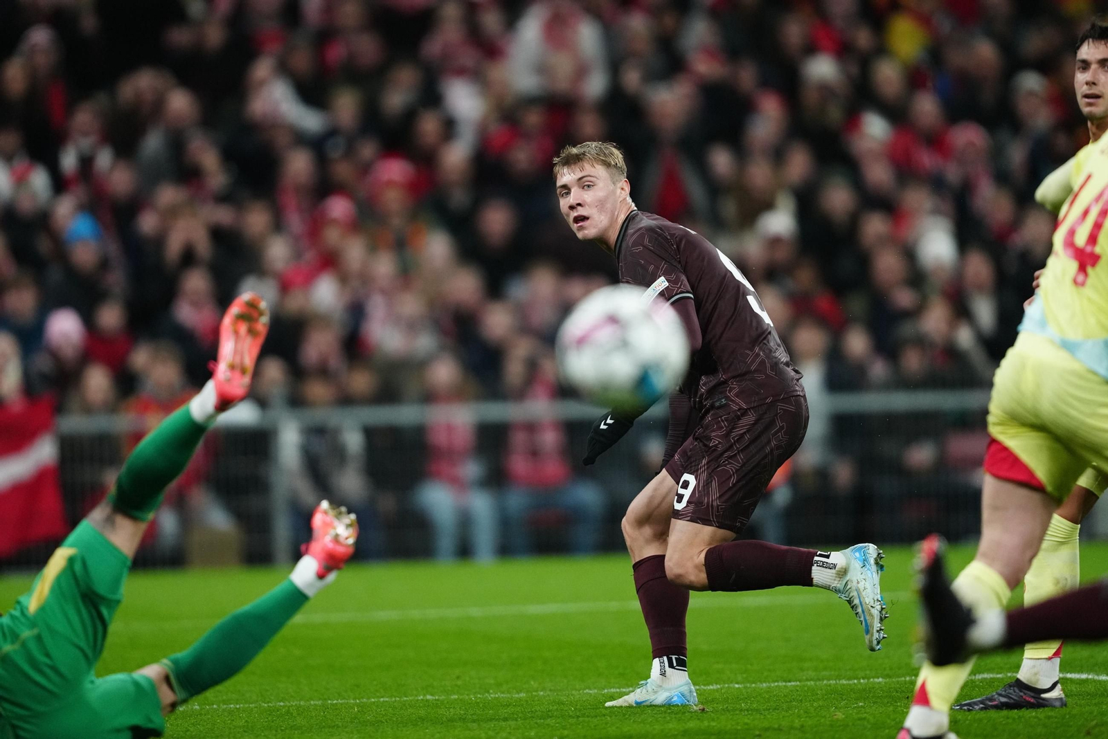 Las fotos del Dinamarca - España