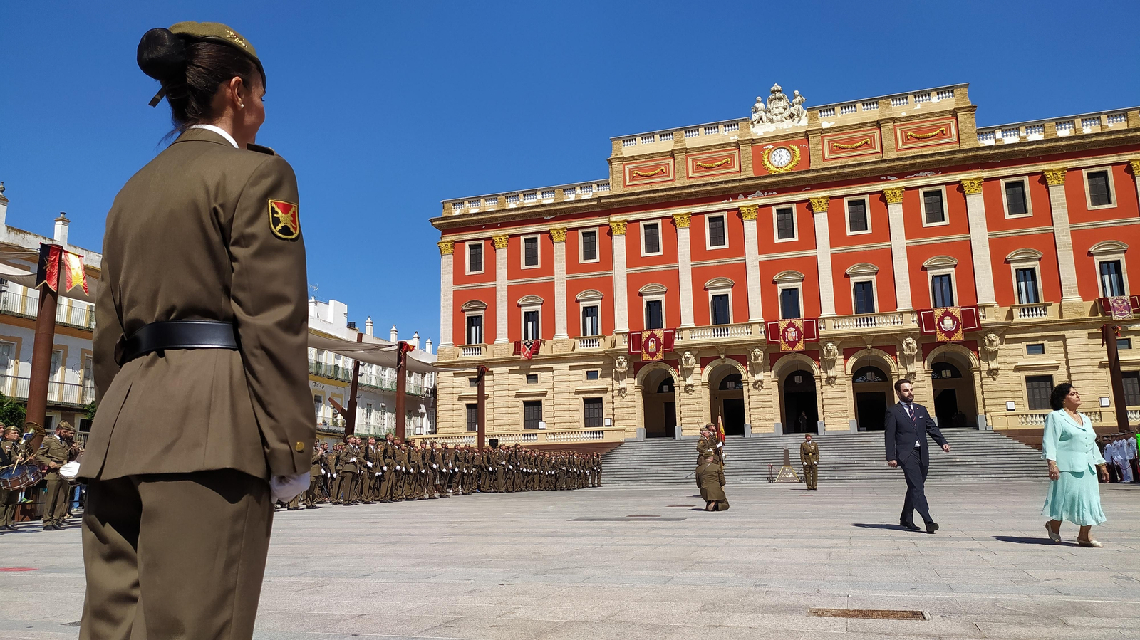 Las imágenes de la jura de bandera celebrada en San Fernando
