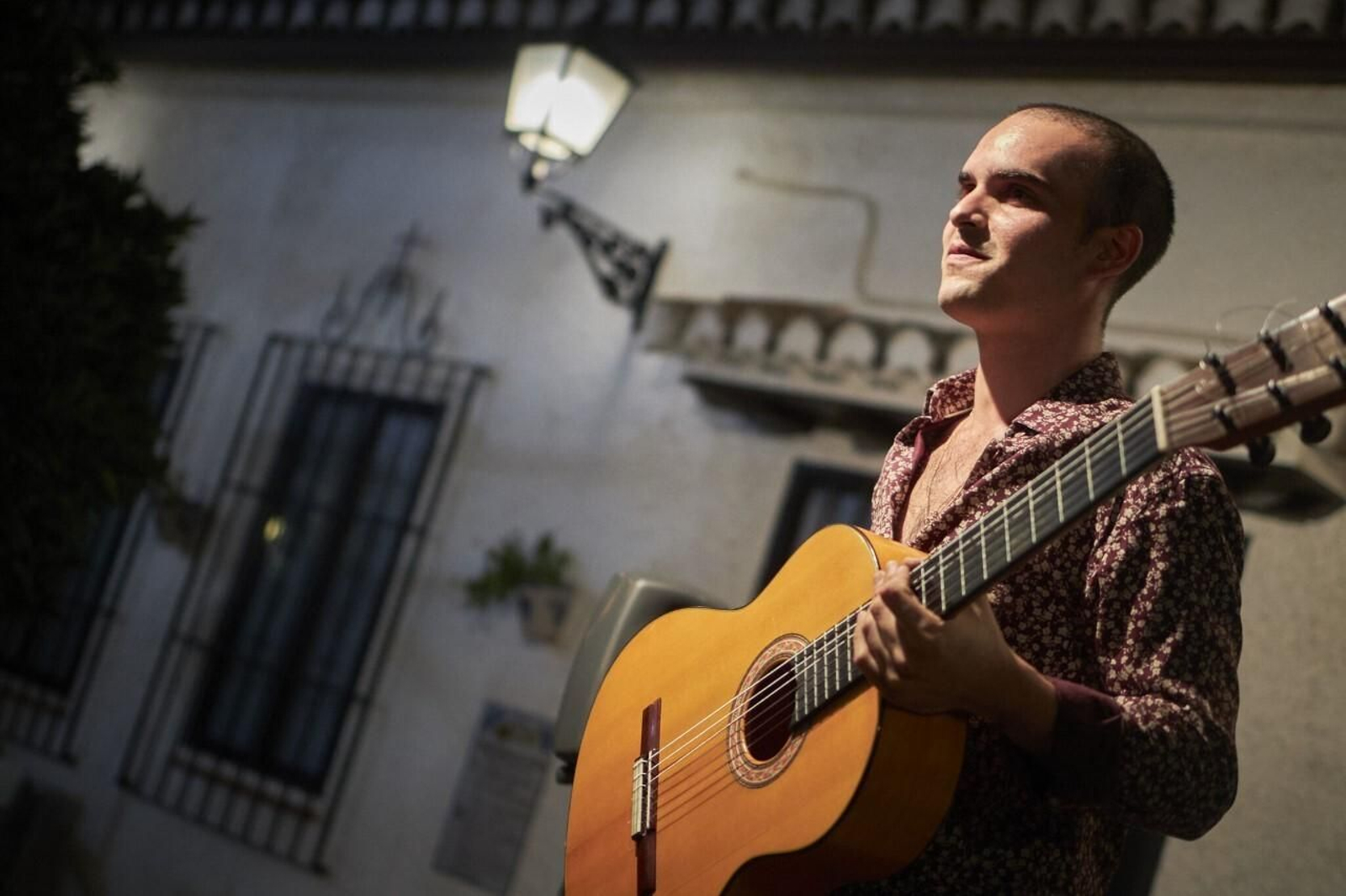 El tocaor, en La Platería.