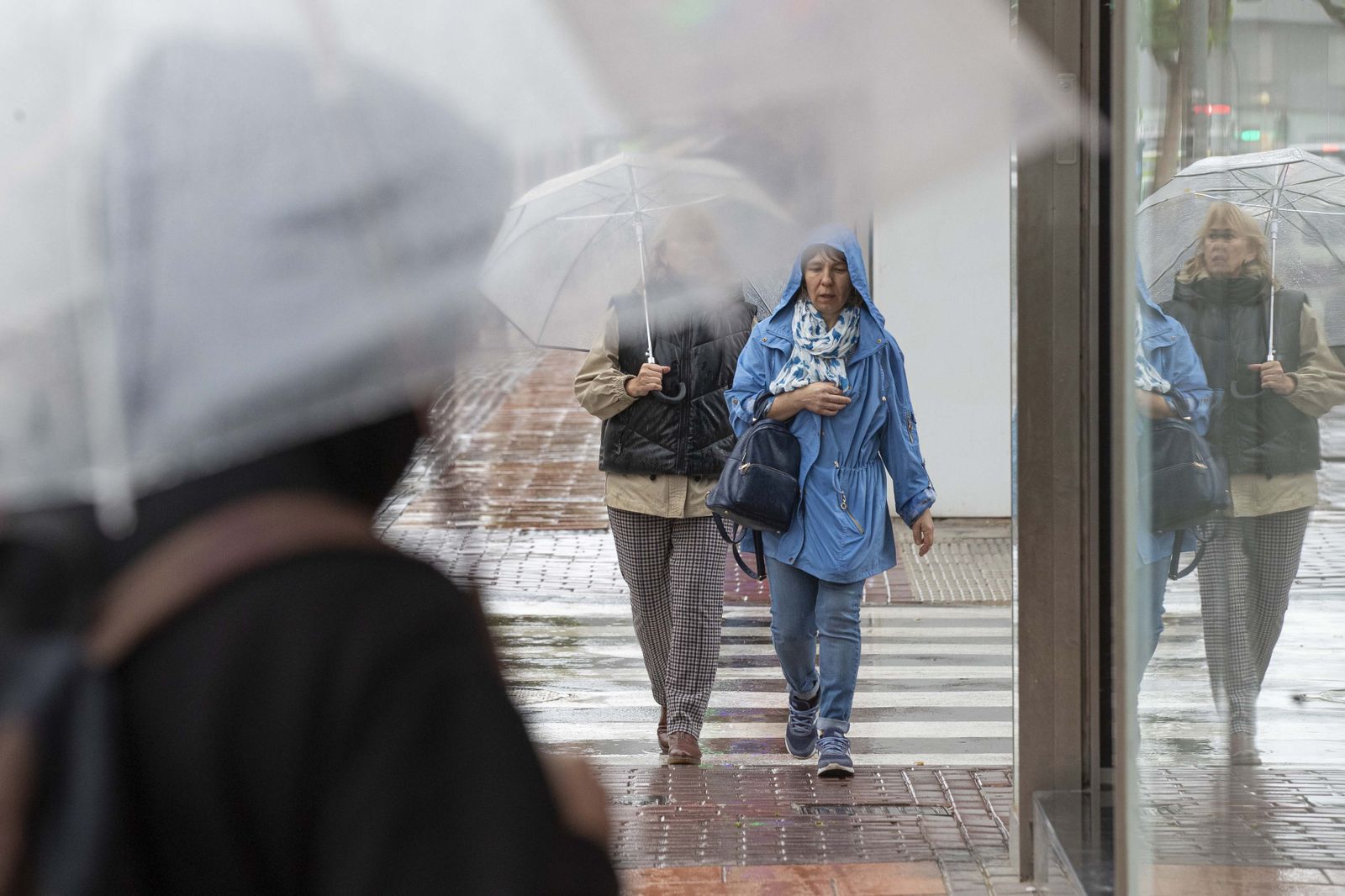 Fuertes lluvias en Murcia