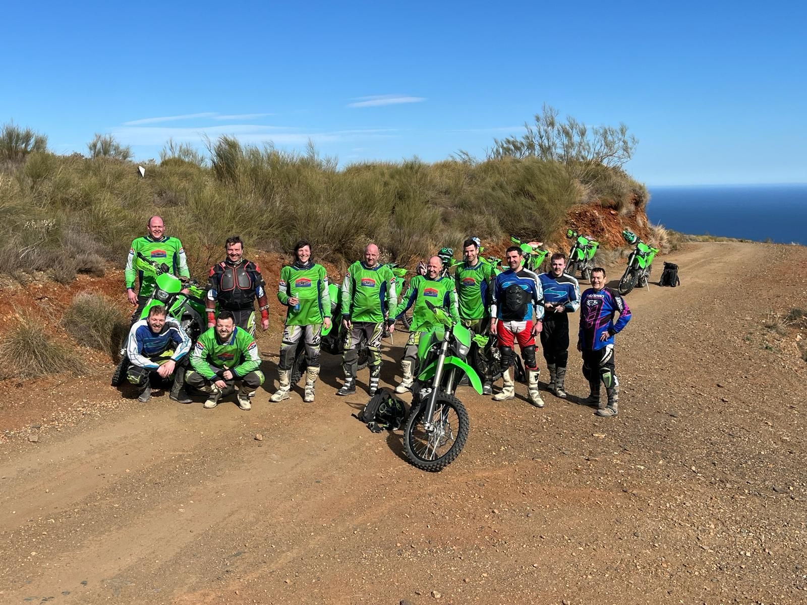 Las imágenes de las motos Kawasaki en Mojácar