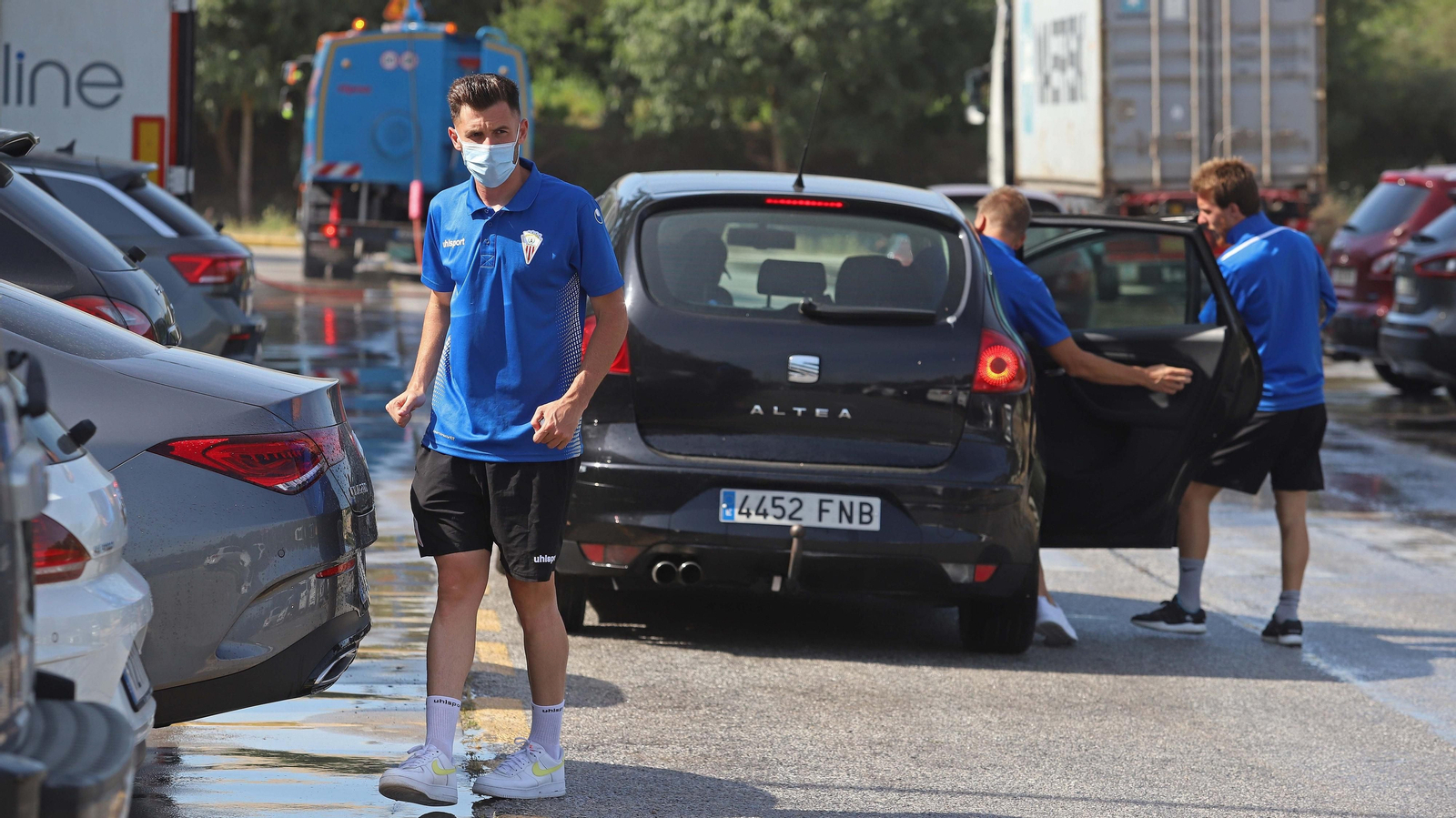 Fotos de la salida del Algeciras a la final del playoff de ascenso a Segunda