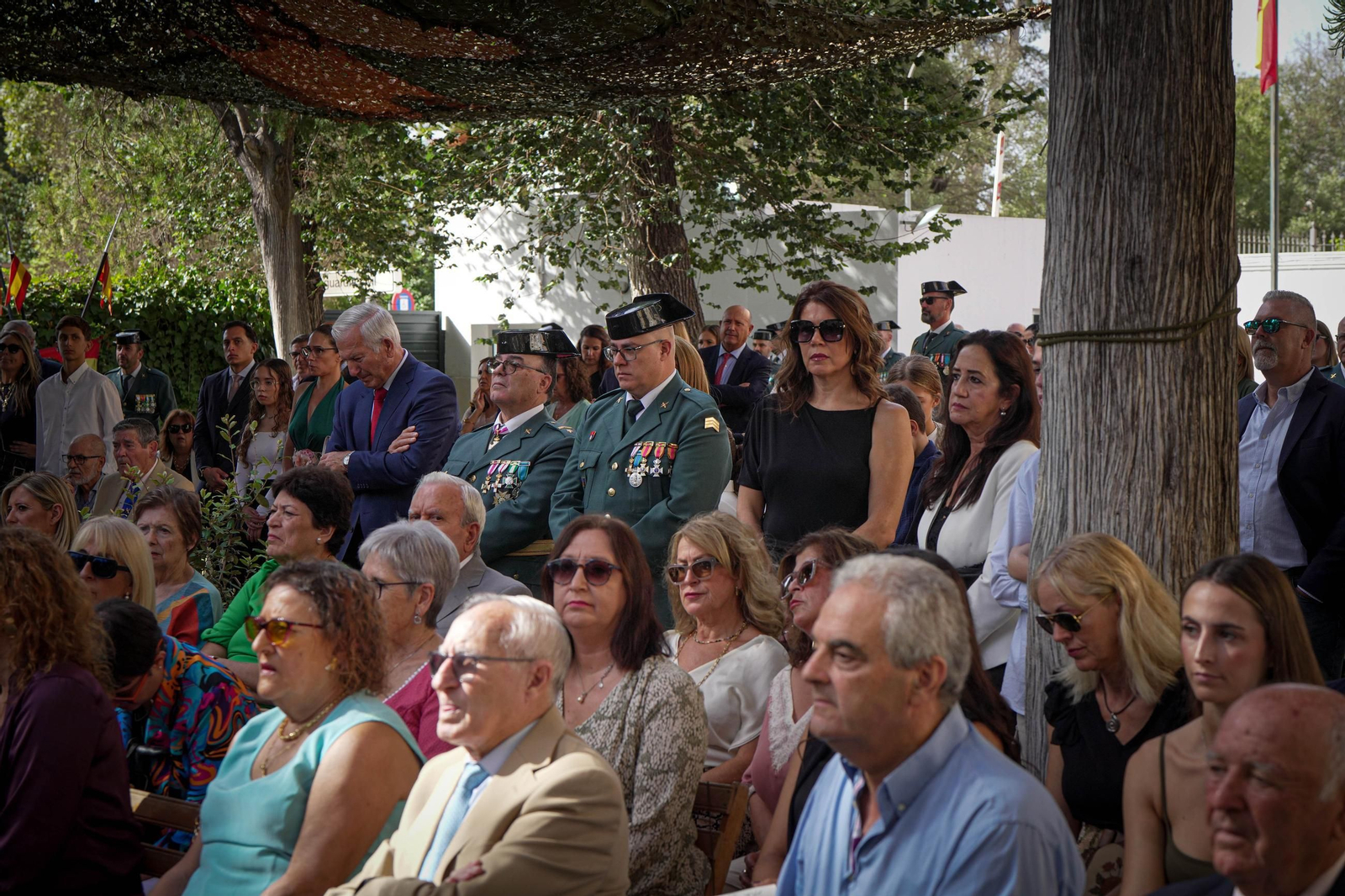 Celebración del Día del Pilar en el cuartel de la Guardia Civil de Jerez