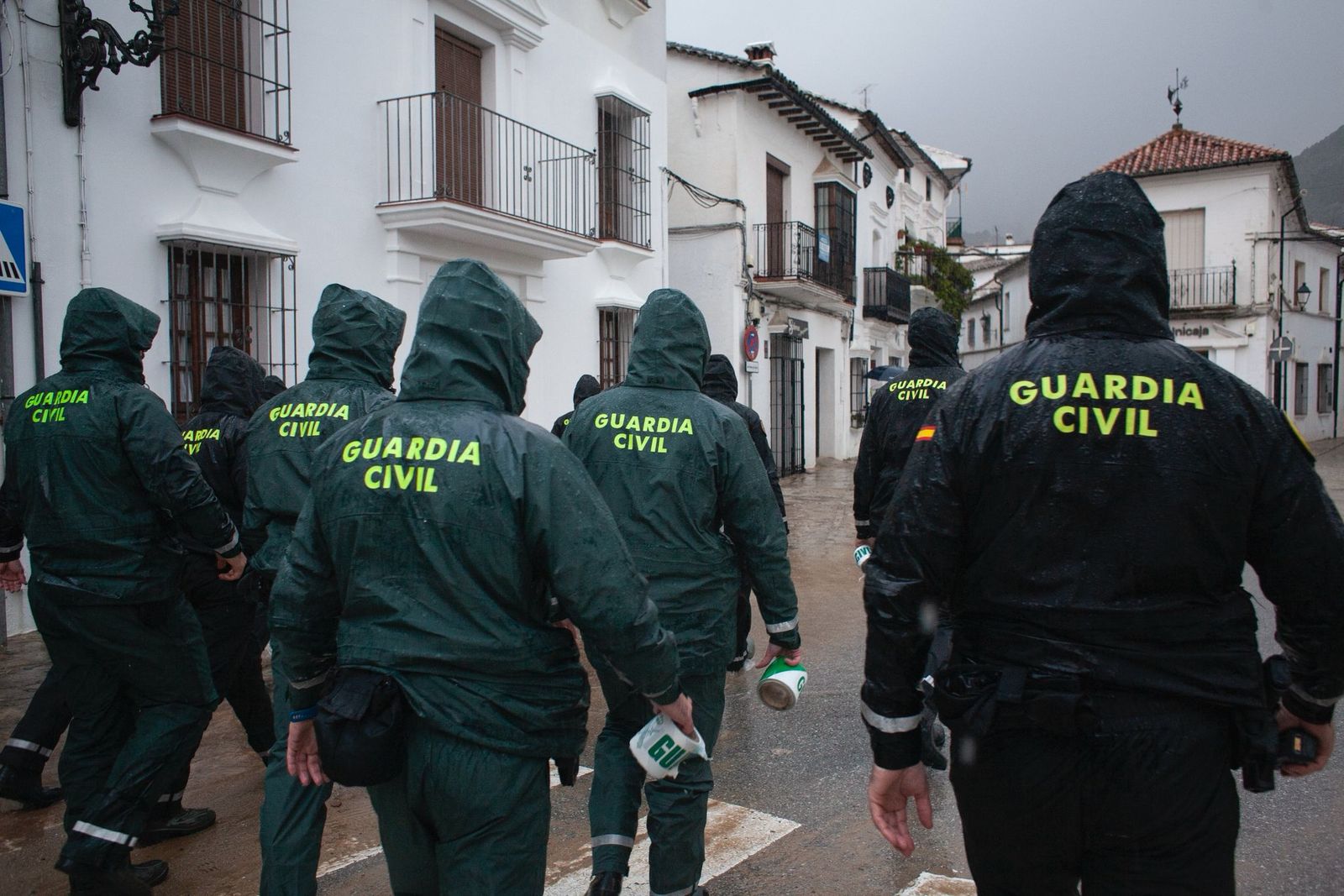 Las imágenes de Grazalema el día del desalojo