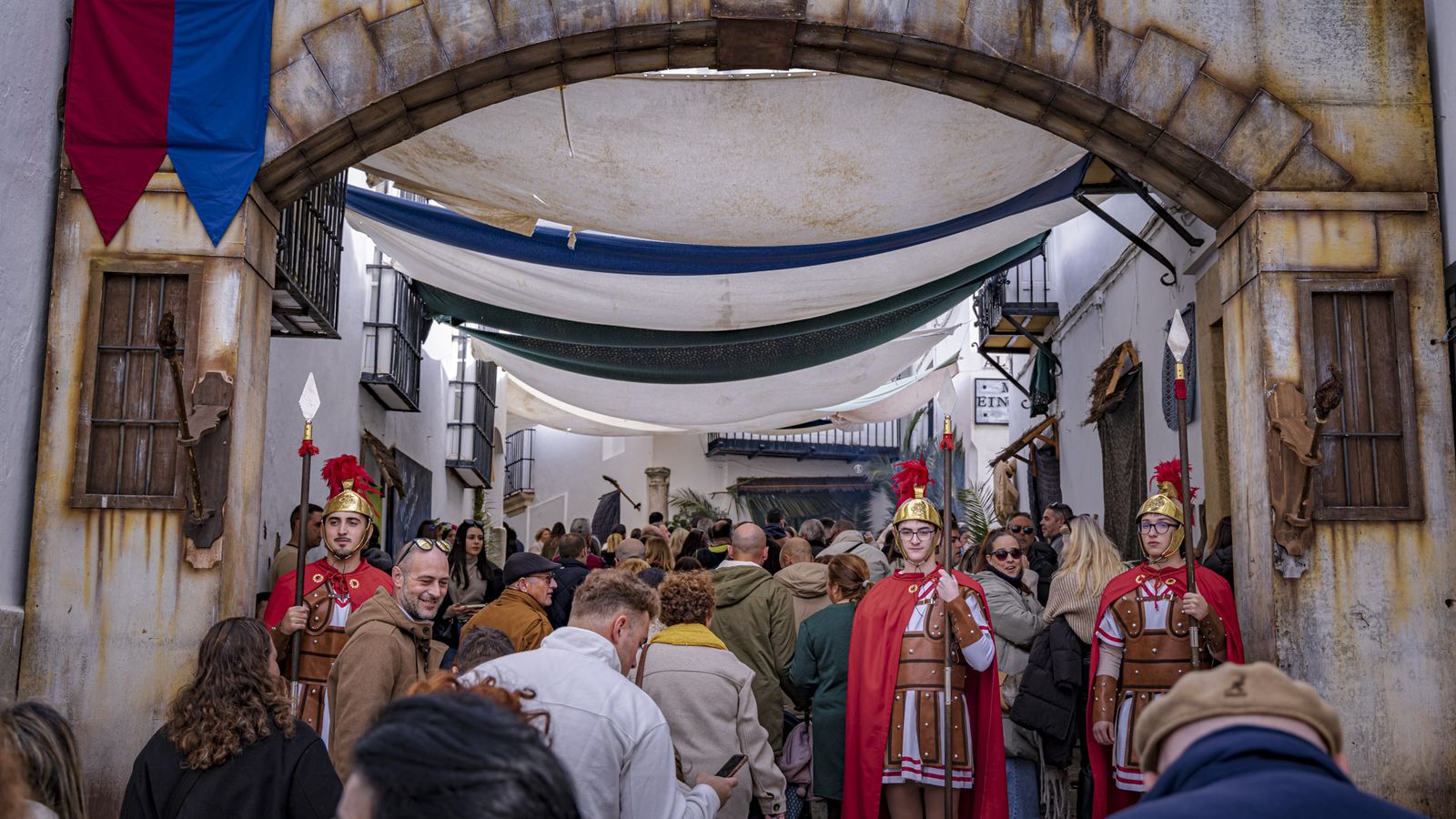 Las imágenes del Belén viviente en Medina Sidonia