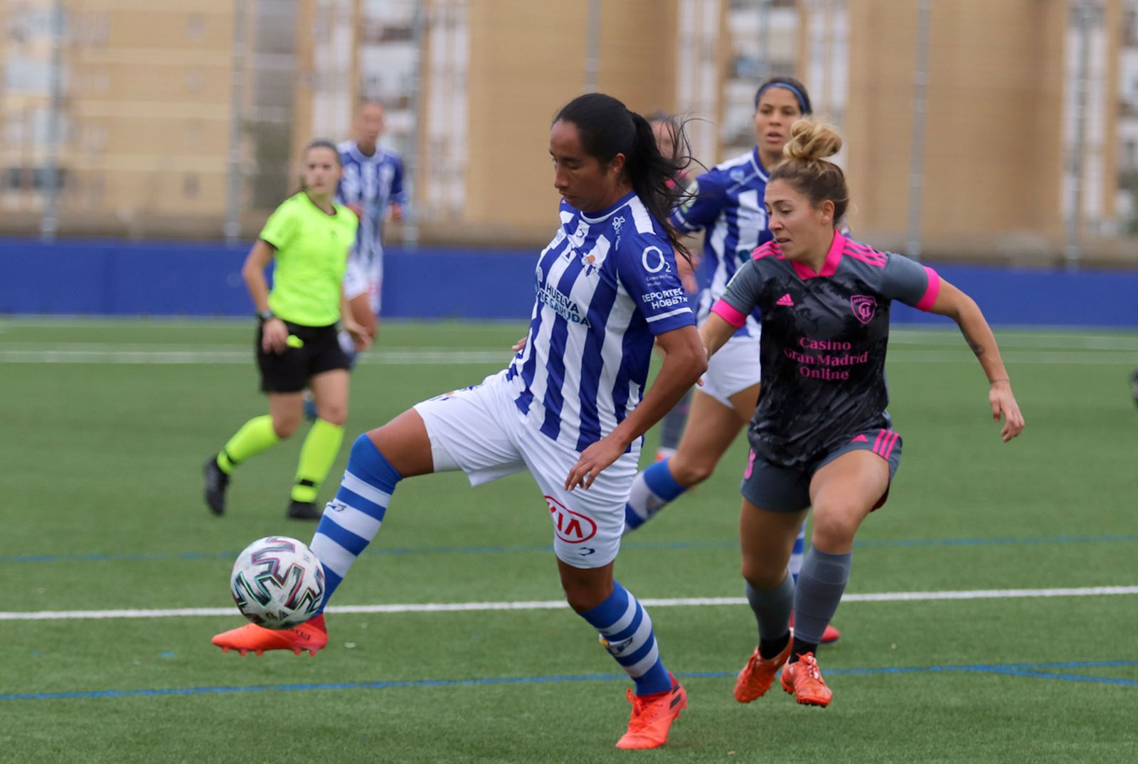 Mayra Ramírez, una de las jugadoras que continuará en el Sporting de Huelva.