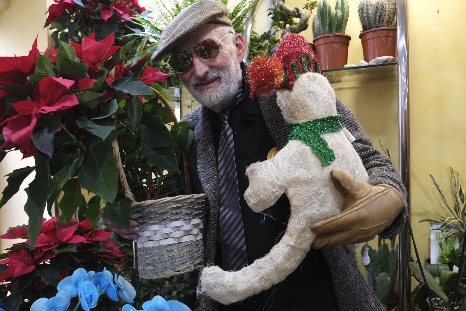 El gerente, Juan José Tripiana, invita a los almerienses a iluminar sus hogares con la luz y la armonía que desprende una ‘mascota vegetal’ en estas fechas.