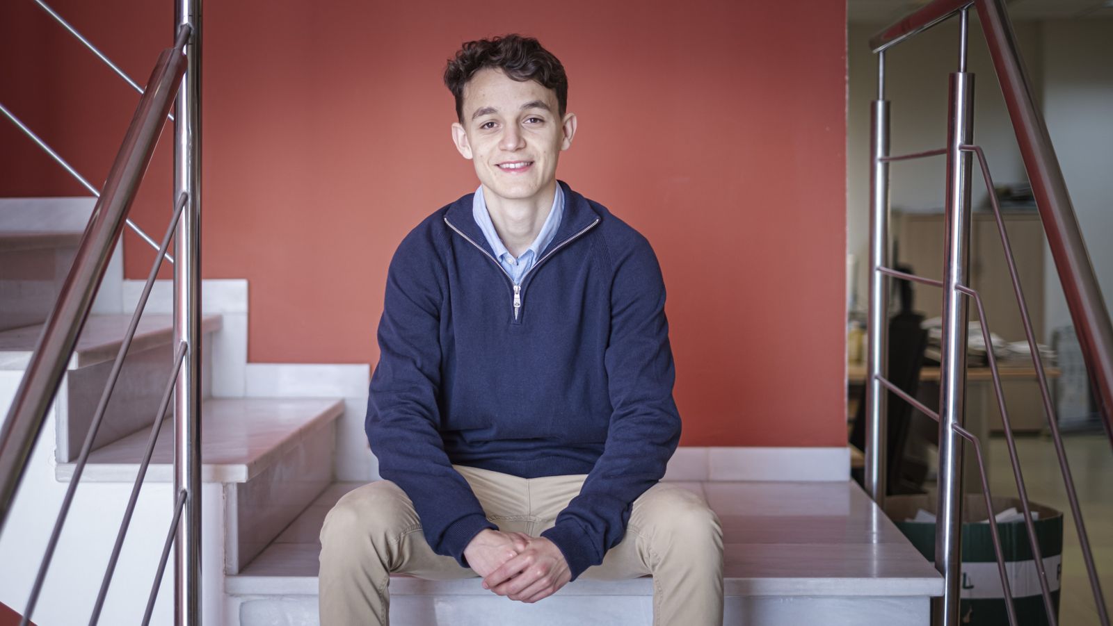 Nacho López posa en la redacción de 'Diario de Cádiz'.