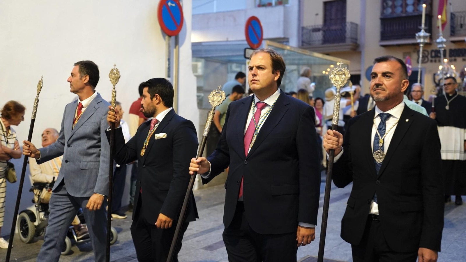 Fotografias de la procesión de la Virgen de Europa por las calles de Algeciras
