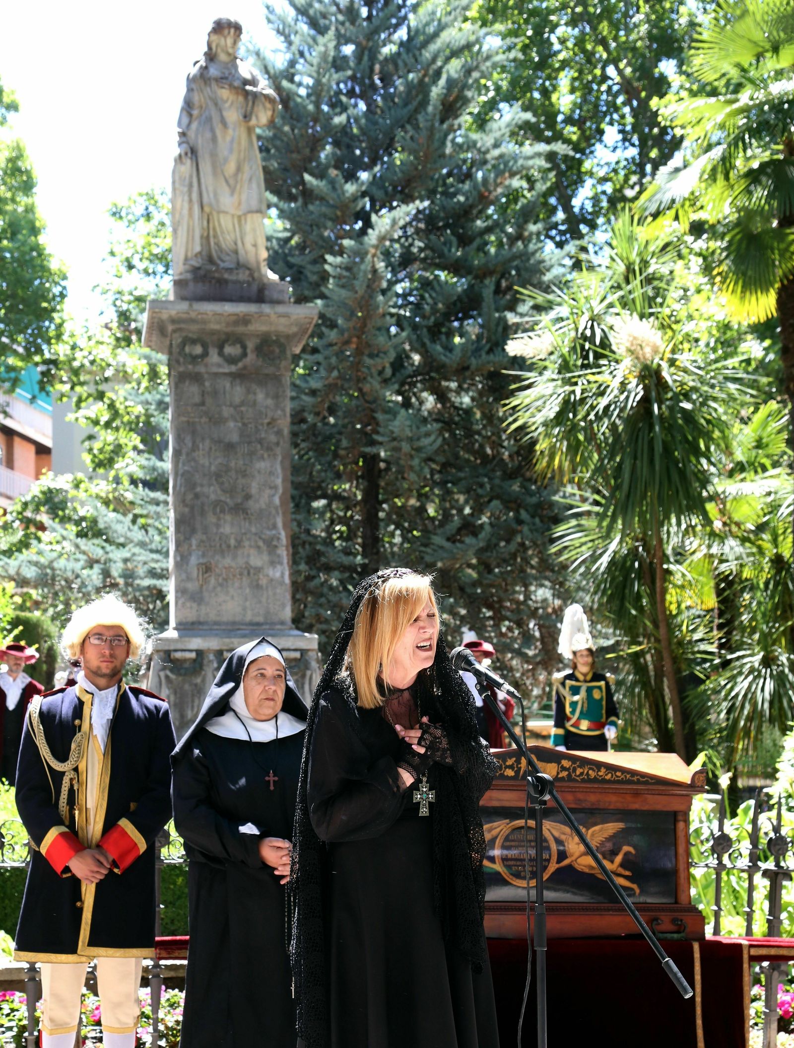 El emocionante acto contó con música.