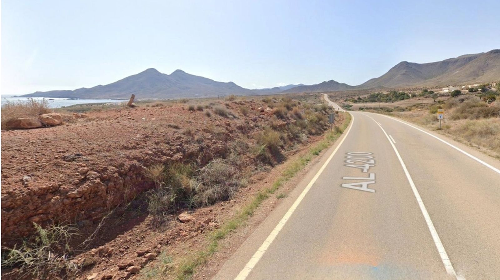 Punto exacto donde ha tenido lugar el accidente.