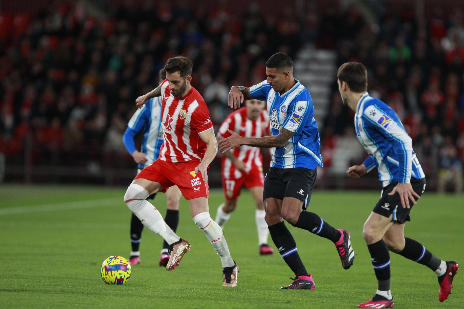 Imágenes del partido U.D. Almería-R.C.D. Espanyol