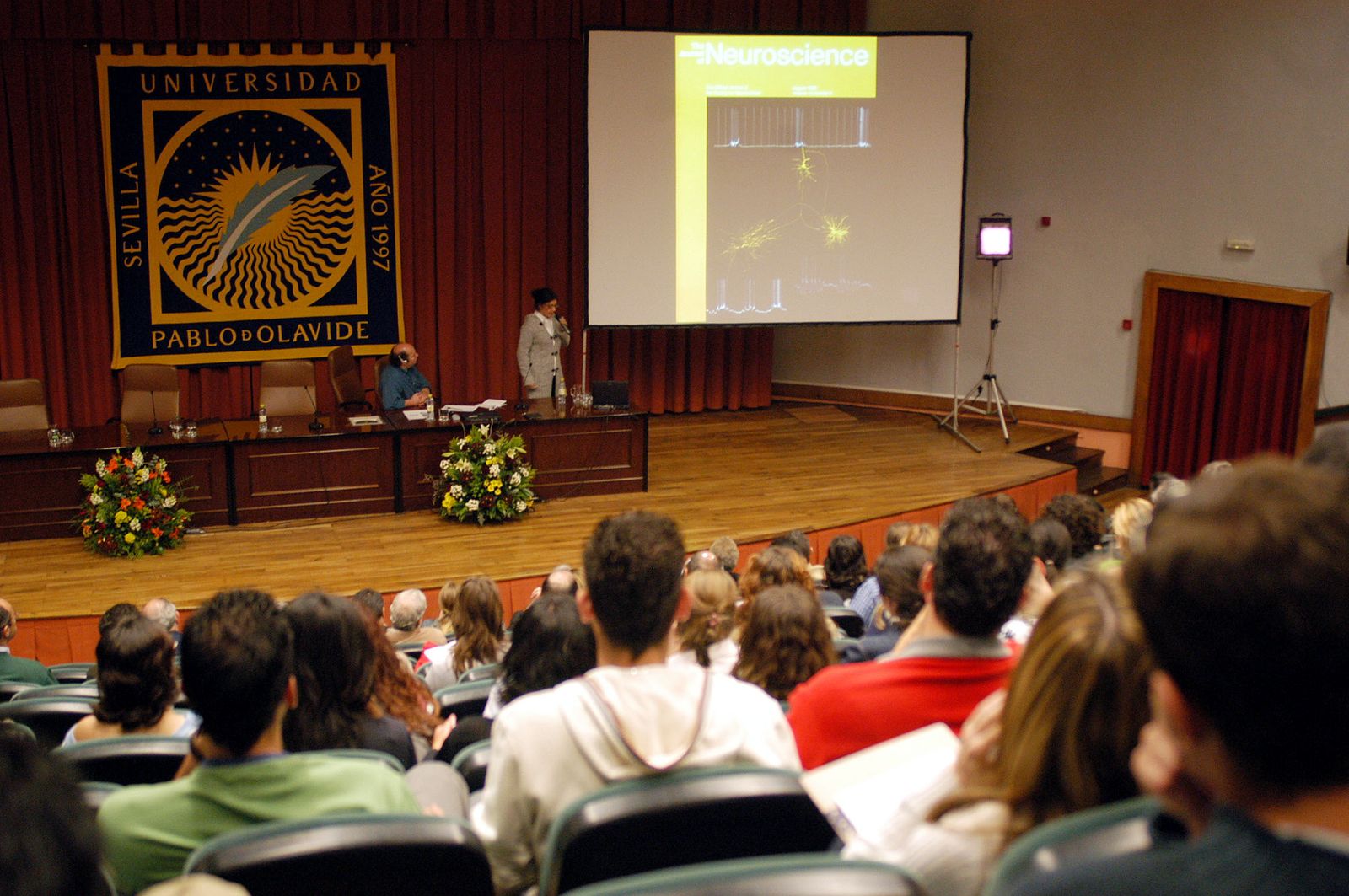 El paraninfo de la Universidad Pablo de Olavide en una imagen de archivo.