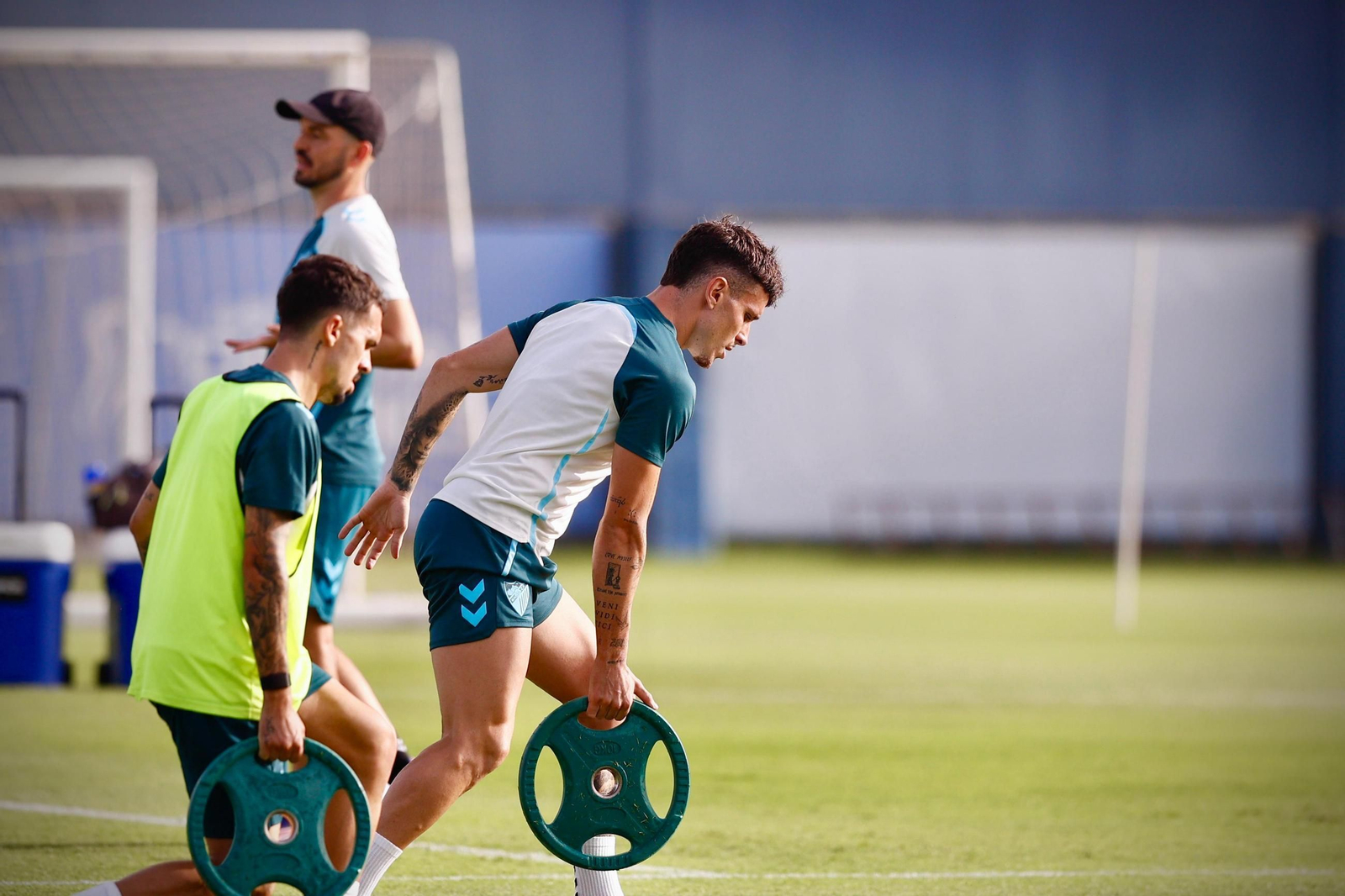 Haitam Abaida, "el mejor fichaje del Málaga", se entrena con el grupo