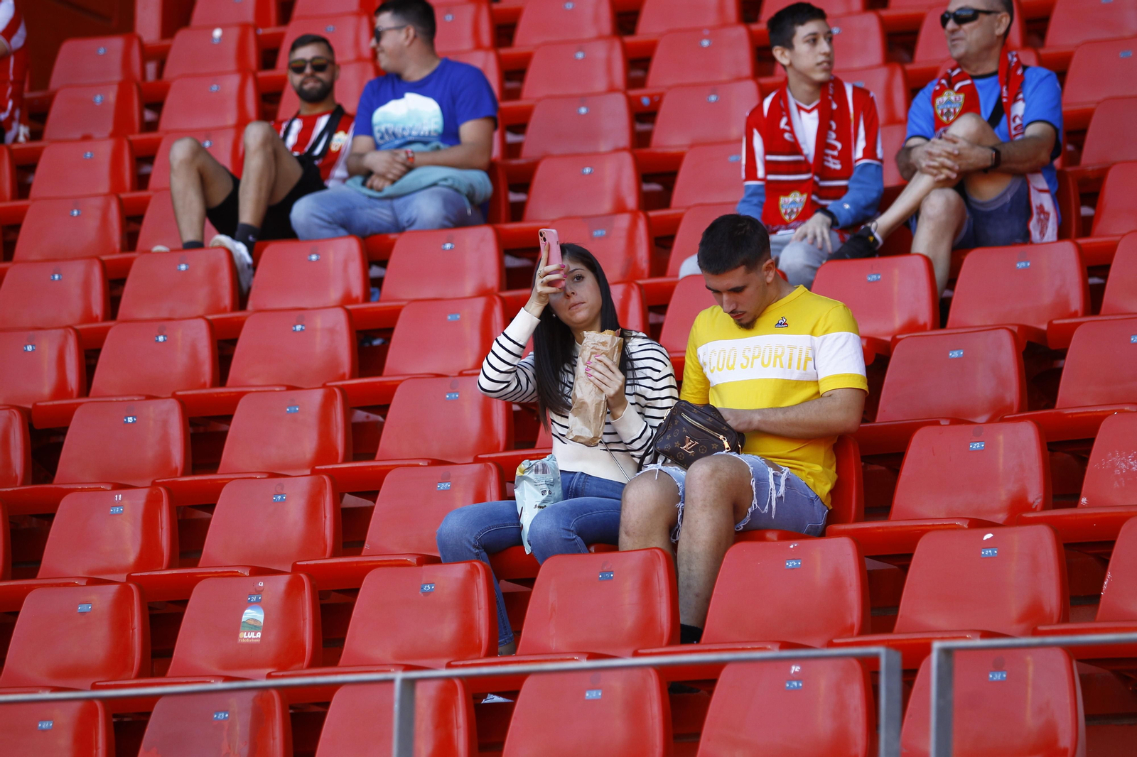 Imágenes del partido U.D. Almería-U.D. Las Palmas